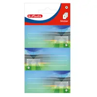 Etichete scolare autoadezive, 9buc/set, stadion, Herlitz