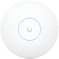 Ubiquiti U7-Pro-Max Ceiling-mounted WiFi 7 AP with 8 spatial streams, 6 GHz support, and a dedicated spectral scanning engine fo
