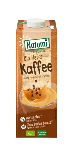 Bautura Bio fara zahar din ovaz cu cafea, 1l, Natumi