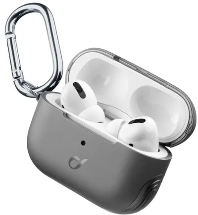Husă pentru căști Cellularline - Defender, AirPods Pro 2, negru