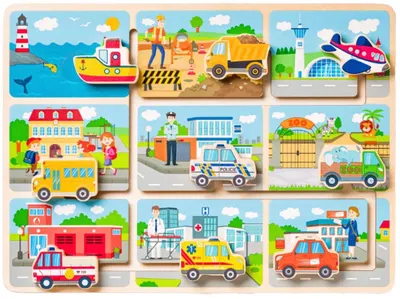 Labirint de lemn Woodyland - Vehicule