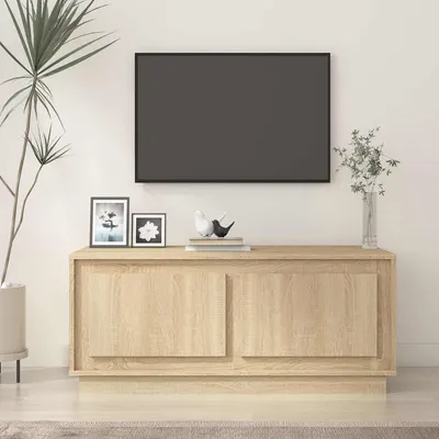 vidaXL Măsuță de cafea, stejar sonoma, 102x50x44 cm, lemn prelucrat