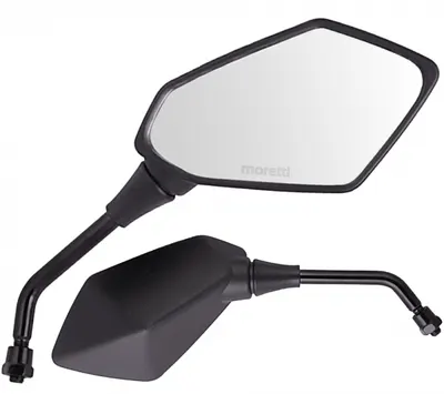 Set oglinzi moto atv brat metal,carcasa plastic, culoare negru, filet M8