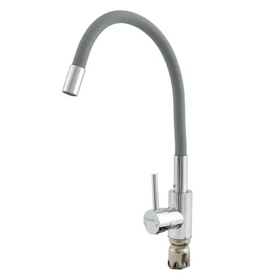 Baterie bucătărie cu duș flexibil CHAMPION SUS-011 CHROME REFL.GRAY
