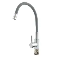 Baterie bucătărie cu duș flexibil CHAMPION SUS-011 CHROME REFL.GRAY