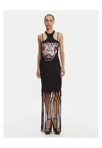 Rochie casual dama negru - fabrica de calitate - maxi
