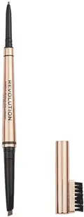 Makeup Revolution Creion pentru sprâncene 3 în 1, Balayage Ash Brown