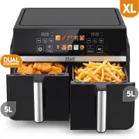 Friteuza cu aer cald iHunt Bro Dual Air Fryer 10L