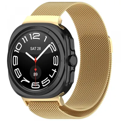 Curea Techsuit W009 pentru Samsung Galaxy Watch Ultra Series, Aurie