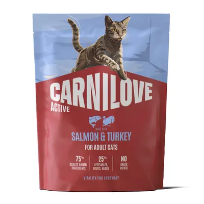 Carnilove Active Cat Dry Salmon & Turkey Adult All Breeds 400 g