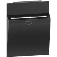 Placa pentru referintele K4549 si K4548 Bticino Living Now KG22M2, negru