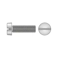 Surub Cap Cilindric Crestat 84 Otel Gr.4.8 Zincat-M6 X 35