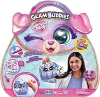 Set de joacă Glam Buddies - Geantă cu jucărie de pluș și accesorii