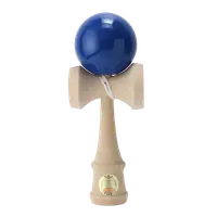 Joc de indemanare din lemn Kendama Ozora, 18 cm - Albastru