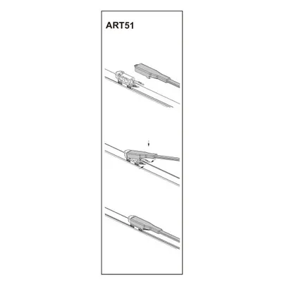 Stergator parbriz pasager CHEVROLET AVEO 03/2011 -> COD ART51 15