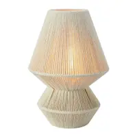 Veioză în culoare naturală cu abajur textil (înălțime 34 cm) Razzo – Markslöjd