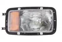 Far fata Dreapta (H4 P21W T4W, manual, culoare semnalizator: portocaliu) potrivit MERCEDES MK, SK 07.87-09.96