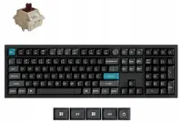 Tastatură mecanică Keychron - Q6 Ultra 8K, wireless, Silk POM Brown, RGB, neagră