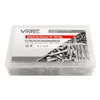 Set dibluri si burghie VT160 Vintec 74528, 163 piese