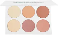 BH Cosmetics - Paletă iluminatoare Spotlight & Highlight, 6 culori