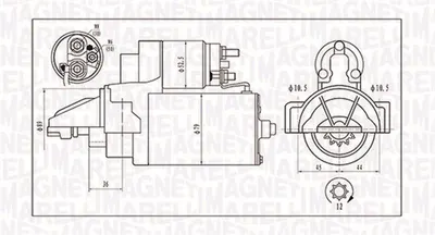 Electromotor (12v, 2kw) Potrivit Citroen Jumper Ii; Fiat Ducato; Ford Ranger, Tourneo Custom V362, Transit, Transit Custom V362, Transit Tourneo, Transit V363 2.2d 2.4d 3.2d 04.06