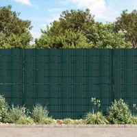 Gossi panouri intimitate gradina, 4 buc., verde mat, 35x0,19 m, pvc