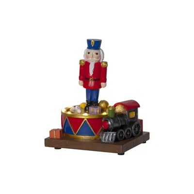Decorațiune cu LED pentru Crăciun Star Trading Nutcracker, înălțime 16 cm