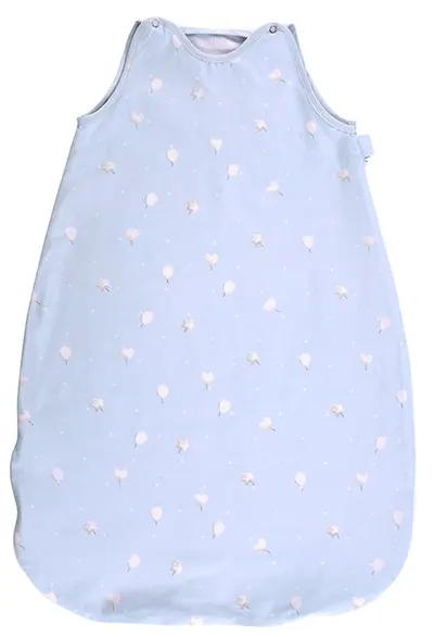 Sac de dormit de vara cu pietre stralucitoare Lorelli - Tren, 0.5 Tog, 85 cm, albastru