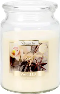 Lumânare parfumată Bispol Premium - Vanilla, 500 g