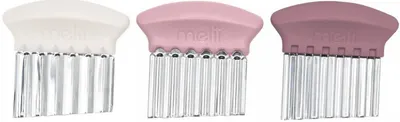 Set cuțite ondulate Melii - Blush, ivory & berry, 3 buc.