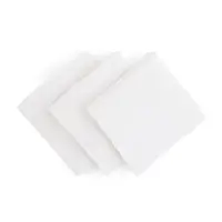 Set 3 scutece, Feedo, Din muselina, Multifunctionale, Din bumbac certificat Oeko-Tex Standard 100, 68x68 cm, 0 luni+, Alb