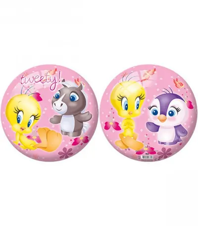 Minge mare din PVC cu Eroul Tweety 23 cm