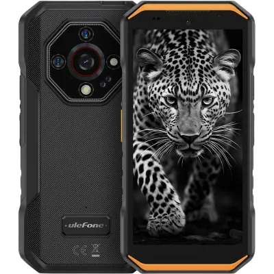 Telefon Ulefone Armor X32, 4G, Dual SIM, 5.65 90Hz, Helio G91, 6GB RAM, 128GB, NFC, Android 15, Orange