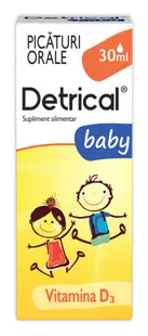Detrical baby picaturi orale, 30 ml, Zdrovit