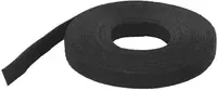 Bandă montaj Velcro Wolfcraft - neagră, 10 mm, 5 m