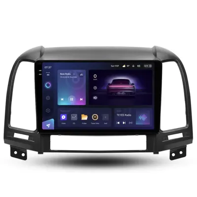 Navigatie Auto Teyes CC3 2K Hyundai Santa Fe 2 2007-2012 4+64GB 9.5" QLED Octa-core 2Ghz Android 4G Bluetooth 5.1 DSP