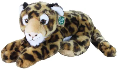 Jucărie de pluș Rappa Eco friends - Leopard, culcat, 40 cm
