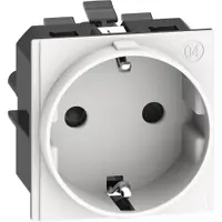 Priza standard german cu borne automate Bticino Living Now KW4141A, alb