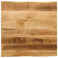 Gossi blat de masa contur organic 40x40x3,8 cm lemn masiv mango brut
