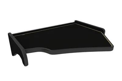 Masa centrala bord camion compatibila cu Scania R (01.2005-09.2016) DOAR Highline Cab, Negru cu cusatura crem