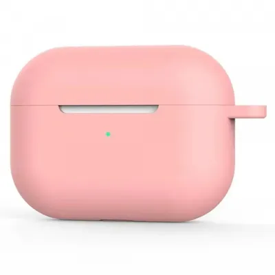 Husa Techsuit Silicone pentru Apple AirPods 4, Roz Inchis