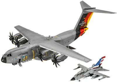 Model de asamblat Revell Militar: Avioane – Airbus A400M și Tornado