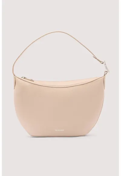 Geanta din piele cu bareta de umar Whippet - Nude rose