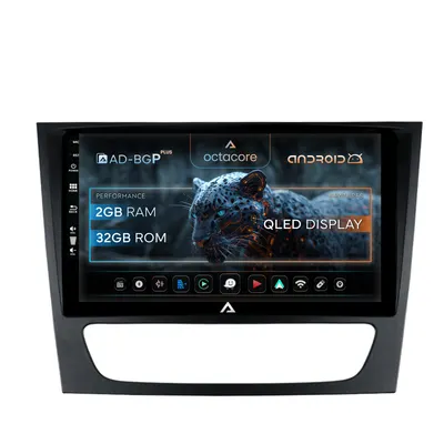 Navigatie Mercedes Benz W211 CLS, Android, P-Octacore 2GB RAM + 32GB ROM, 9 Inch - AD-BGP9002+AD-BGRKIT415