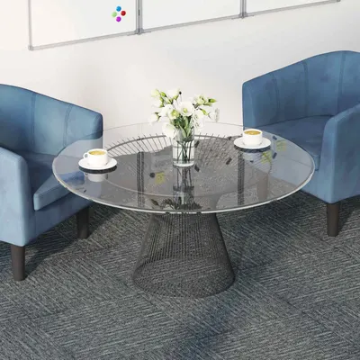 vidaXL Placă de carpetă Gri Stâncă 50 x 50 cm 36 buc. PP și bitum