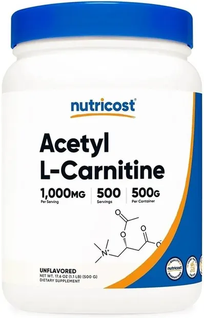 Acetyl L-Carnitine, 500 g, Nutricost