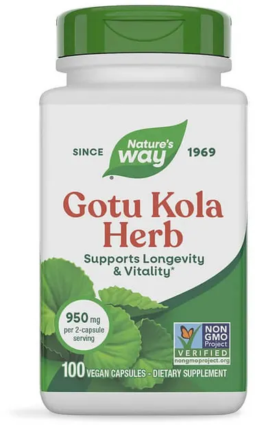 Gotu kola, 475 mg, 100 capsule, Nature’s Way