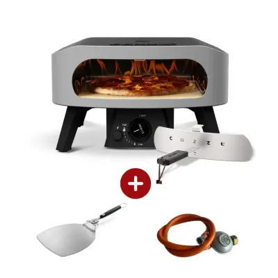 Starter pack gaz 34cm Cozze Classic cu piatra pizza + regulator gaz