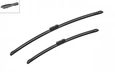 Lamela stergator fata (2 buc) Aerotwin 650 500mm potrivit ALFA ROMEO TONALE; AUDI E-TRON, Q8; JAGUAR I-PACE; PORSCHE TAYCAN, TAYCAN CROSS TURISMO, TAYCAN SPORT TURISMO 07.17