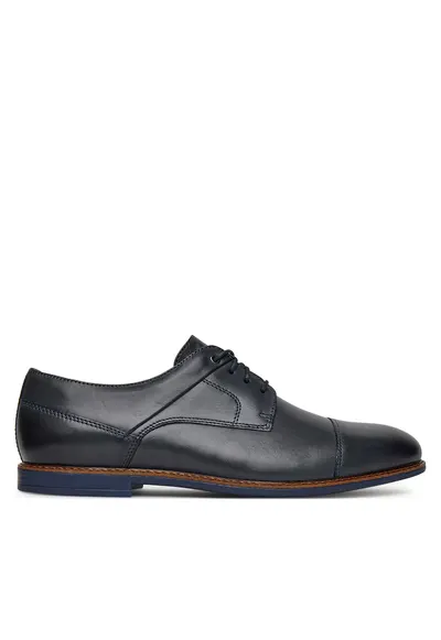 Pantofi piele naturala - bleumarin - Bleumarin